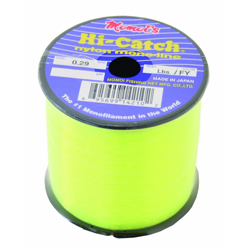 Momoi 14120 Hi-Catch clear blue line enhances visibility for versatile fishing.