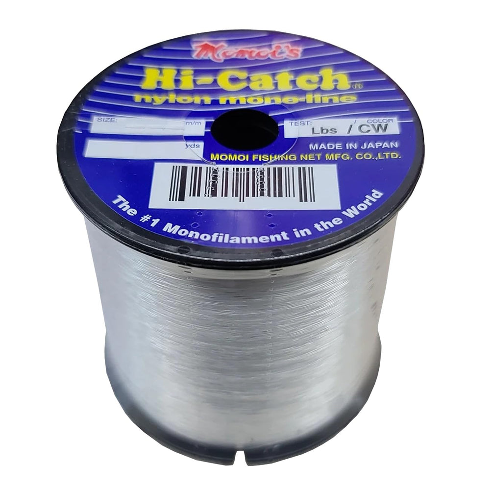 Momoi 14120 Hi-Catch spool shown for smooth casting and low memory line.