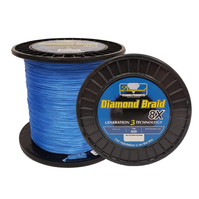 Momoi Diamond Braid Gen III 8X Solid Core Braid - 600 Yard Spool