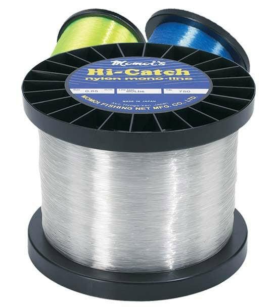 Close-up of Momoi Hi-Catch mono line, 2lb spool, clear - image 2