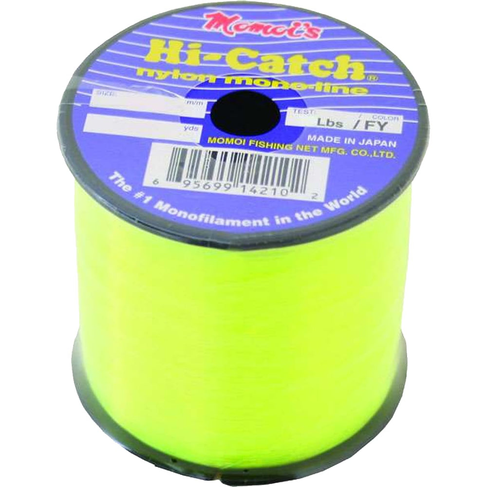 100 lb test fishing line on 2 lb spool, Momoi Hi-Catch nylon monofilament, clear - image 3