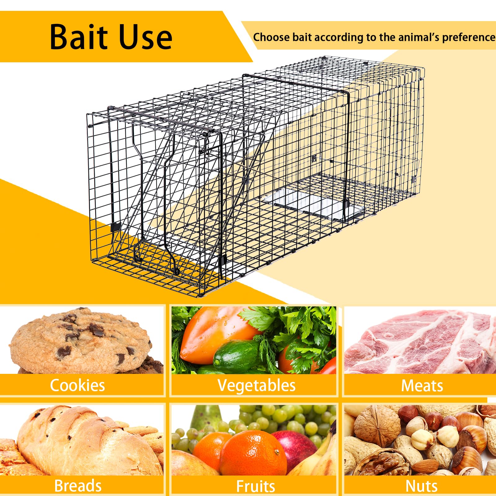 Mondogreet heavy-duty live trap exterior designed for safe relocation.