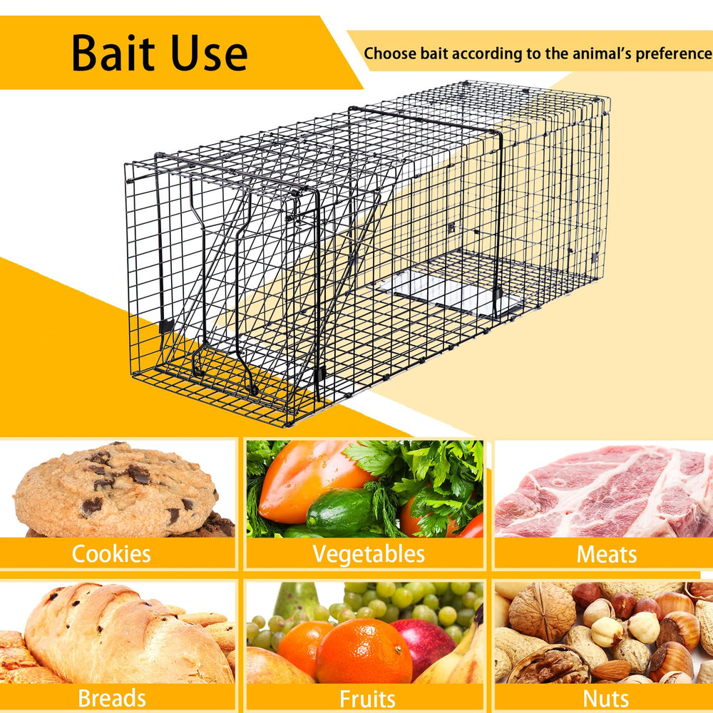 Mondogreet heavy-duty live trap exterior designed for safe relocation.