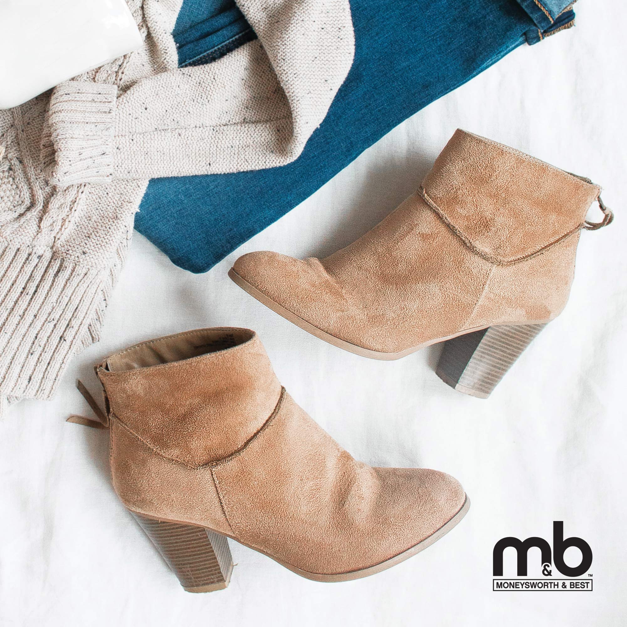 Moneysworth & Best suede-nubuck aftercare demonstrating renewed nap texture