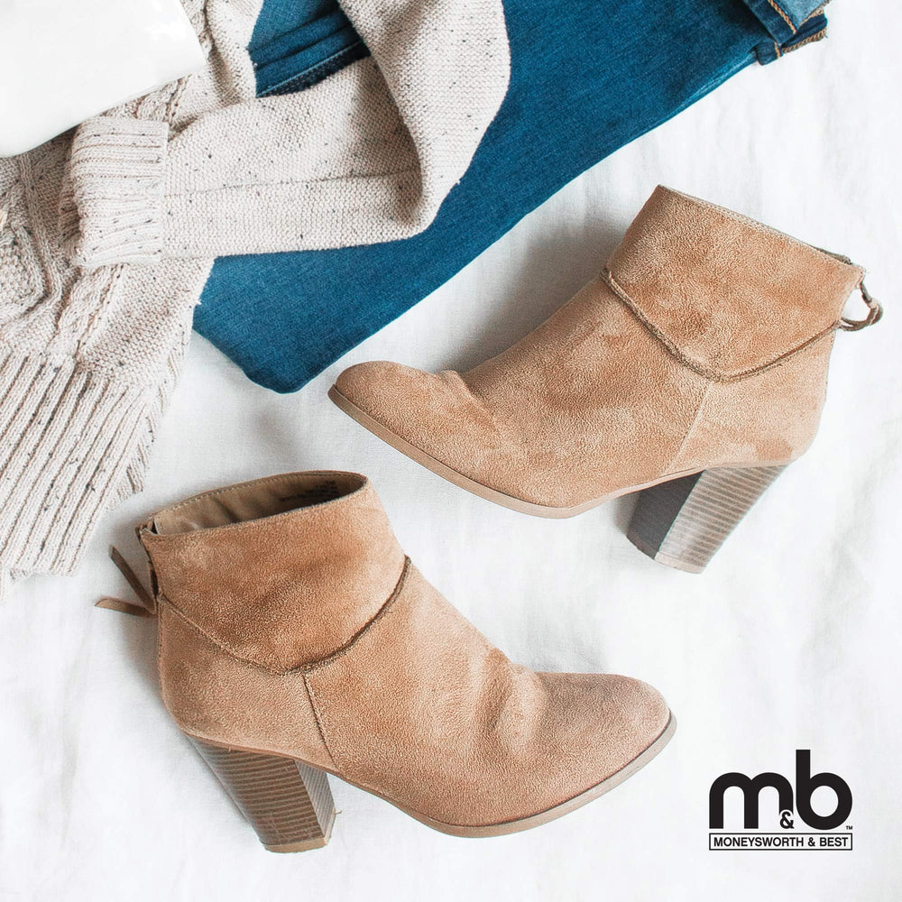Moneysworth & Best suede-nubuck aftercare demonstrating renewed nap texture