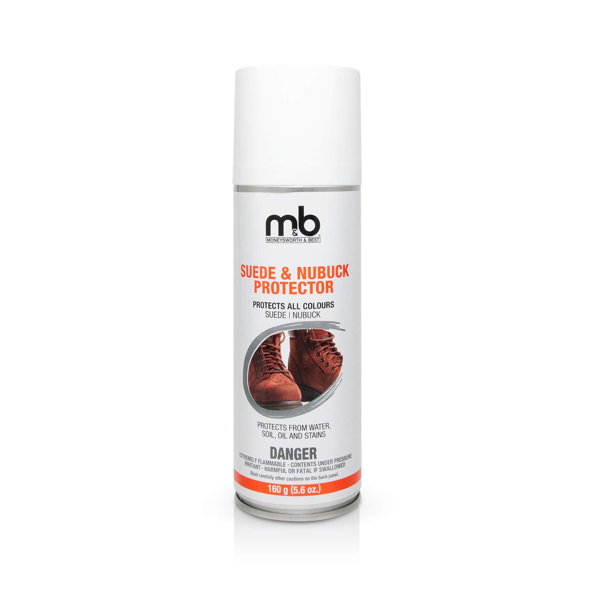 Moneysworth & Best Canadian-made formula supports durable suede protection