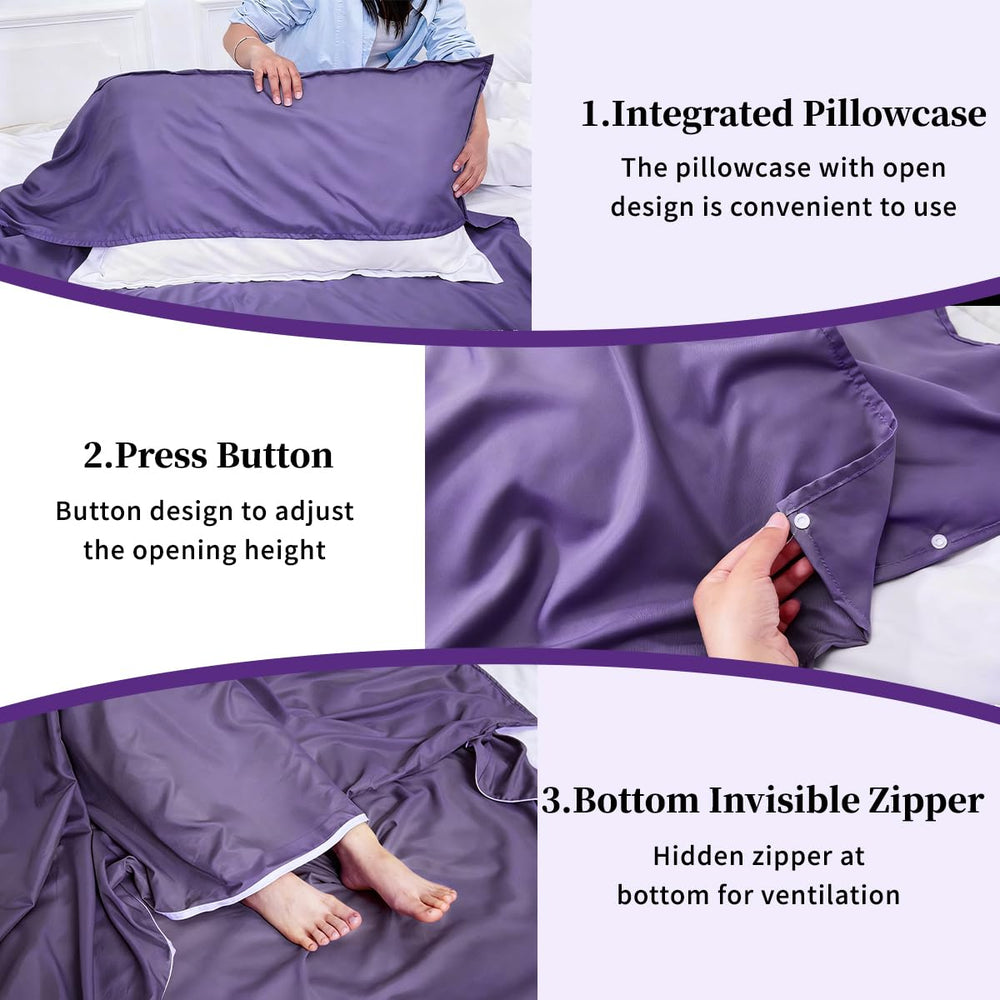 MongByYa liner bottom zipper vent enables adjustable airflow