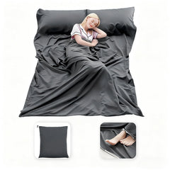 MongByYa sleeping bag liner folded compact saves space in your backpack