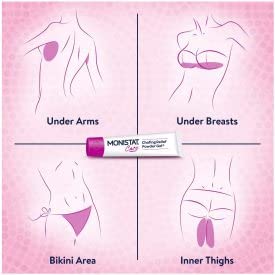 Product used around bikini area to reduce redness after shaving.