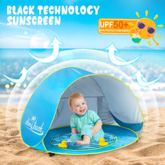 Monobeach baby shade tent pops up automatically for quick setup