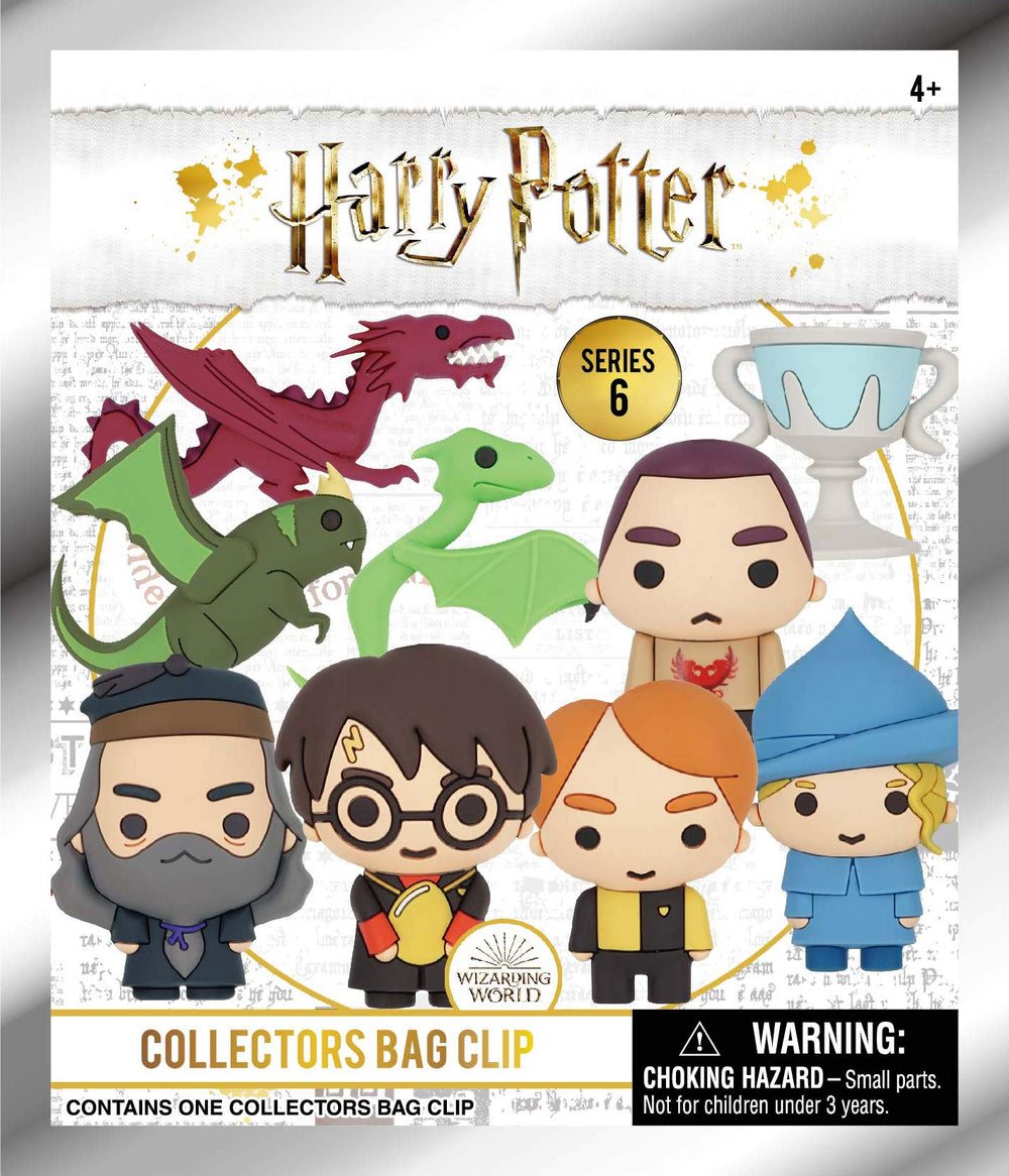 Monogram Harry Potter Series 6-3D foam bag clip with blind bag for portable organization.