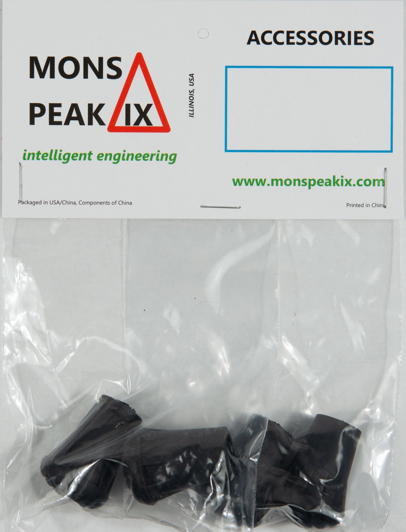 Mons Peak IX lightweight tip adds minimal weight at about 10 g.