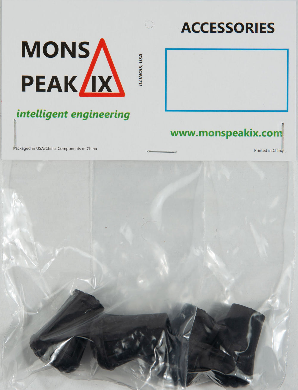 Mons Peak IX lightweight tip adds minimal weight at about 10 g.