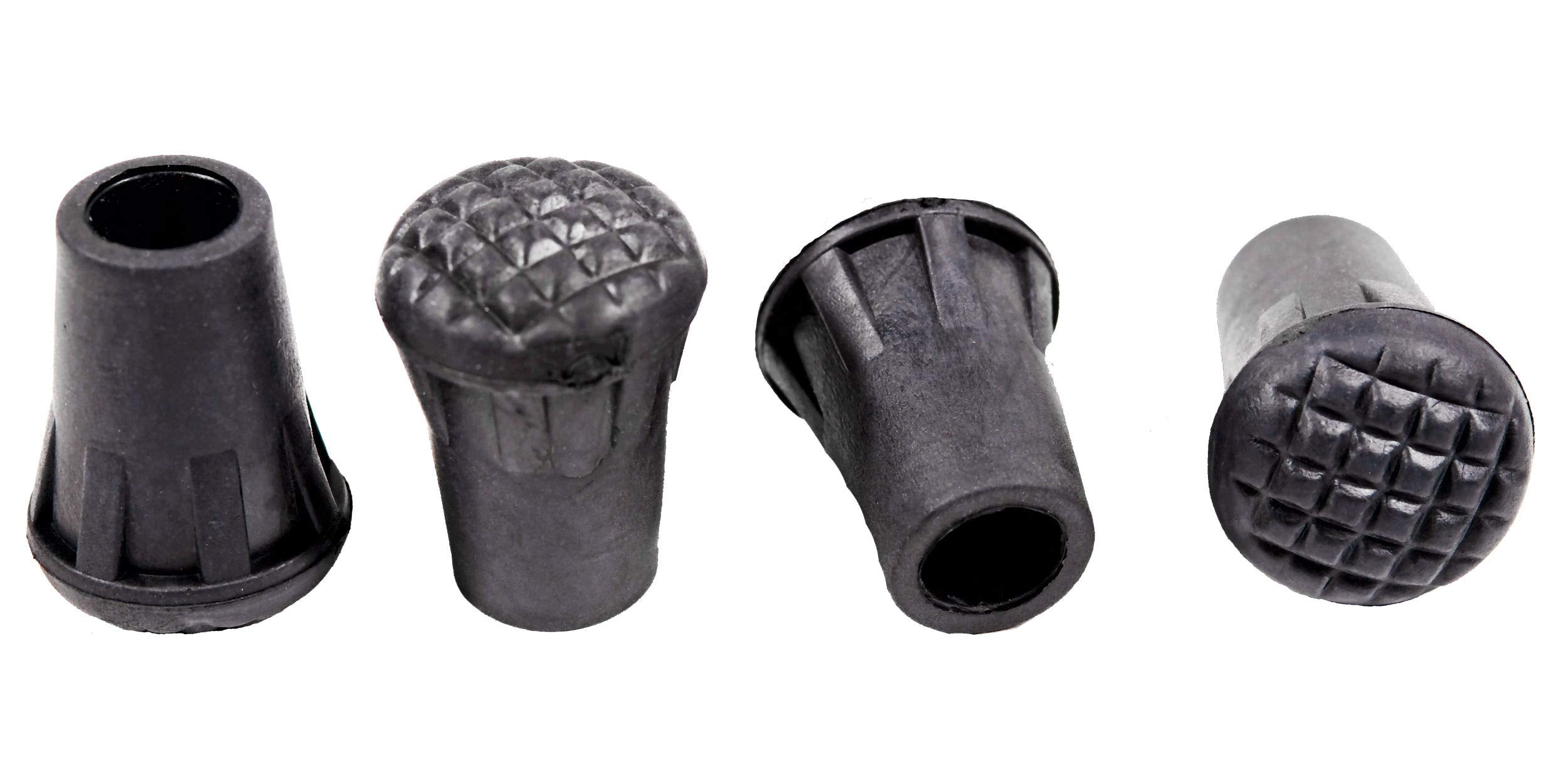 Mons Peak IX replacement rubber tip four-pack for trekking poles.