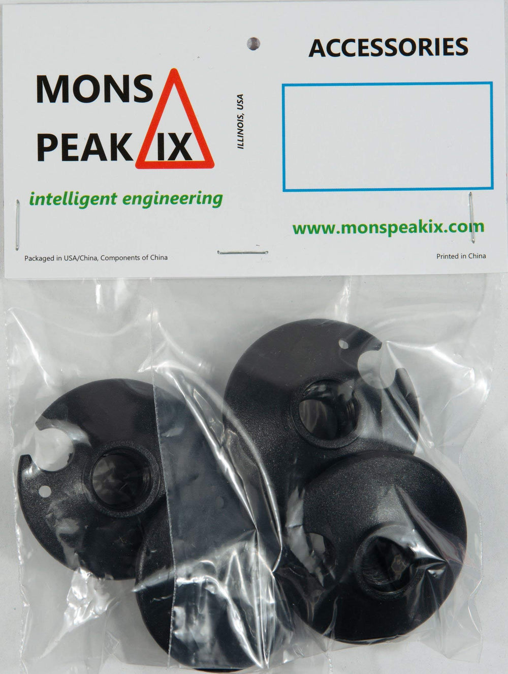Mons Peak IX serrated-edge basket enhances grip in mud and compact snow