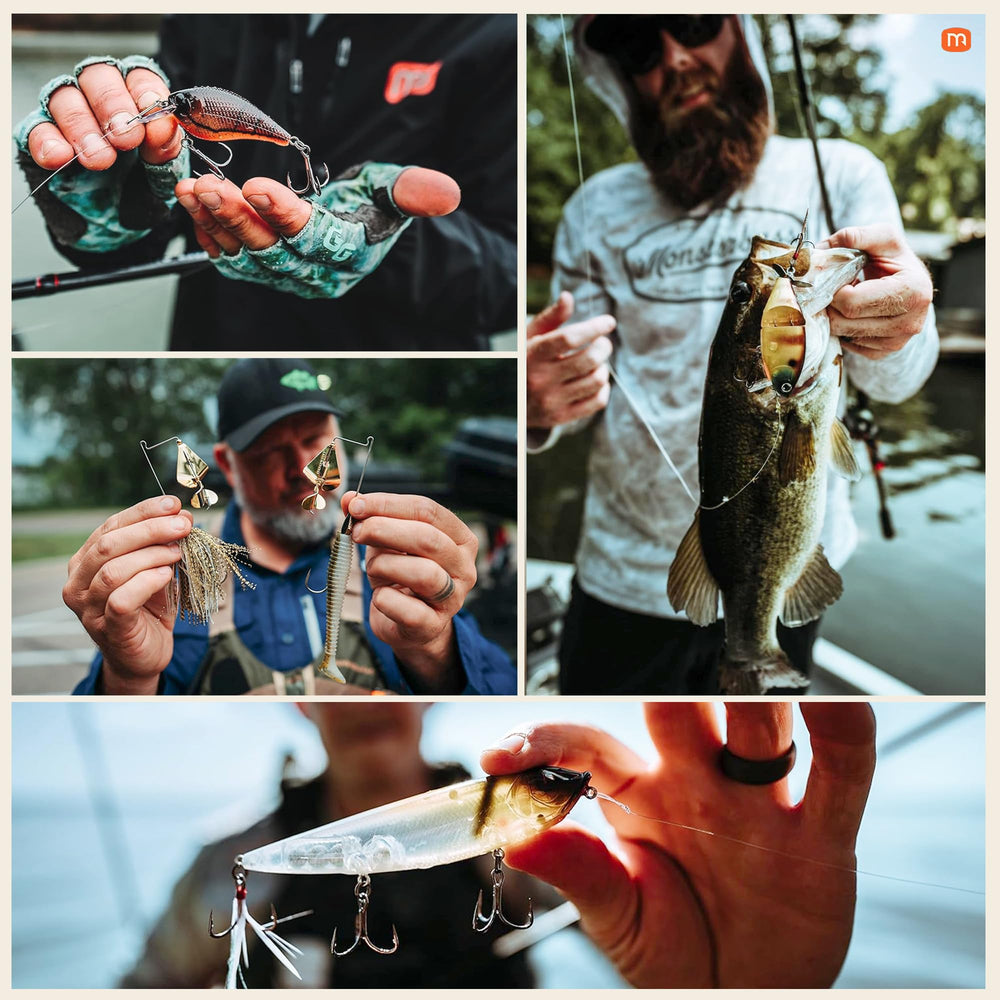 MONSTERBASS Platinum packaging suggests a gift-ready box for anglers