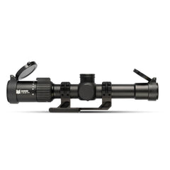 Monstrum Banshee CM2 reticle closeup showing fast ranging capability.
