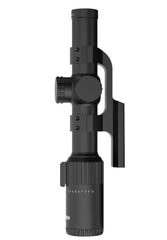 Monstrum Banshee ED 1-10x24 LPVO side profile highlights compact throw lever for smooth adjustments