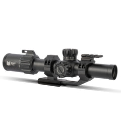 Monstrum Beast ED 1-10x FFP scope closeup for fast target acquisition.