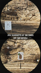 Monstrum Beast ED 1-6x windage and elevation turrets provide precise, locking adjustments.