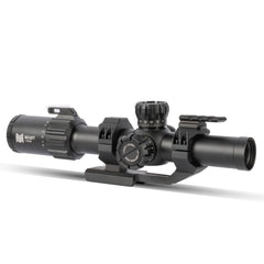 Monstrum Beast ED 1-8x: true 1x sight picture for rapid target pickup.