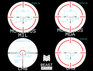 Monstrum Morpheus MOA reticle supports fast targeting and precise ranging.