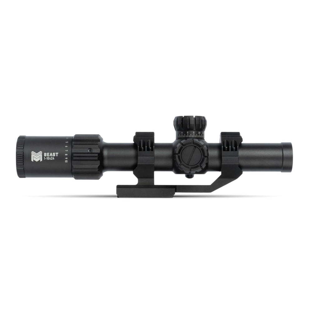 Monstrum Beast SFP generous eye relief supports quick, comfortable aiming