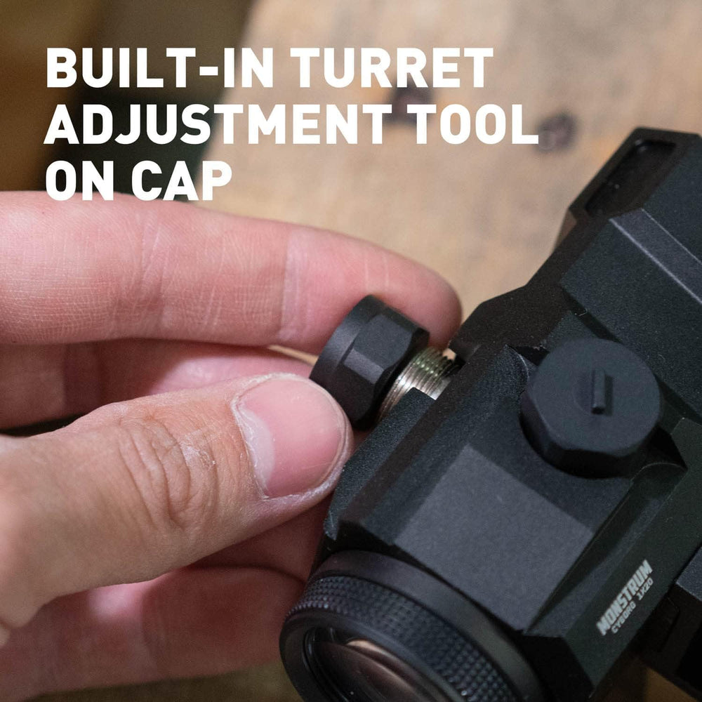 Monstrum Cyborg 3X in-field use demonstrates rapid target acquisition.