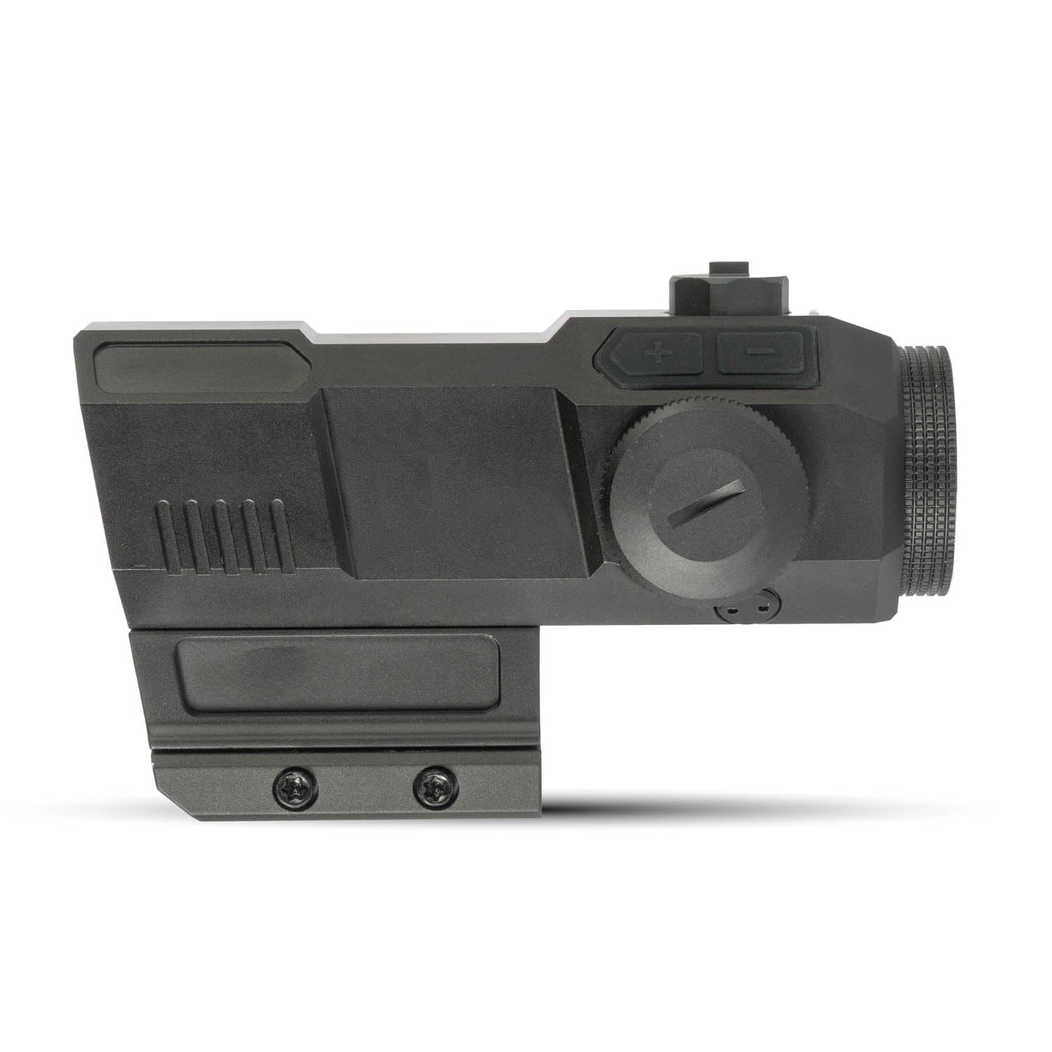Monstrum Cyborg 5X Prism Scope etched glass reticle reduces distortion.