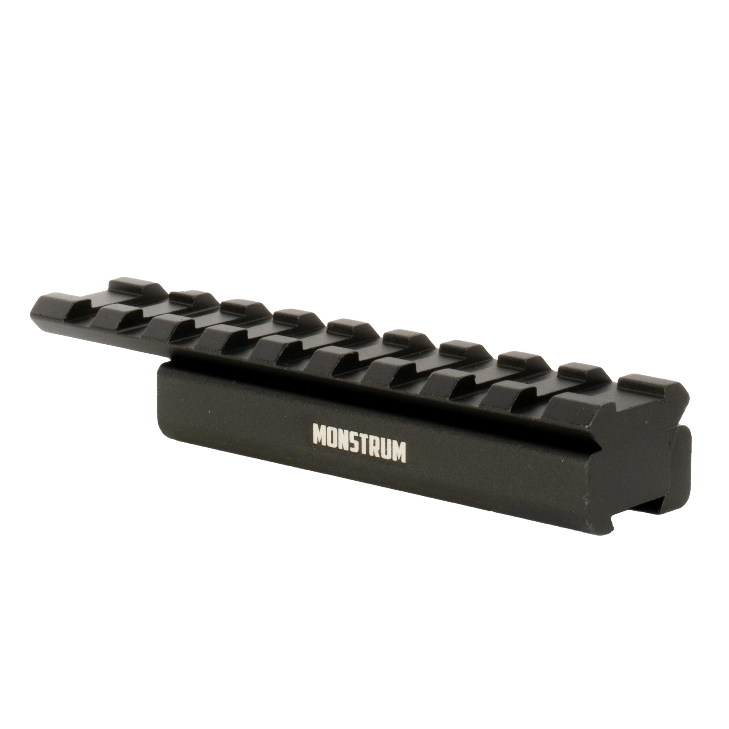 Monstrum 11-slot dovetail-to-picatinny rail enabling versatile optic configurations.