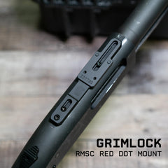 Monstrum Grimlock shows drilled-tapped compatibility options for receivers