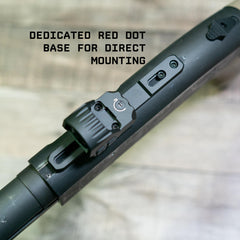 Monstrum Grimlock red dot base provides direct mounting for fast setup.