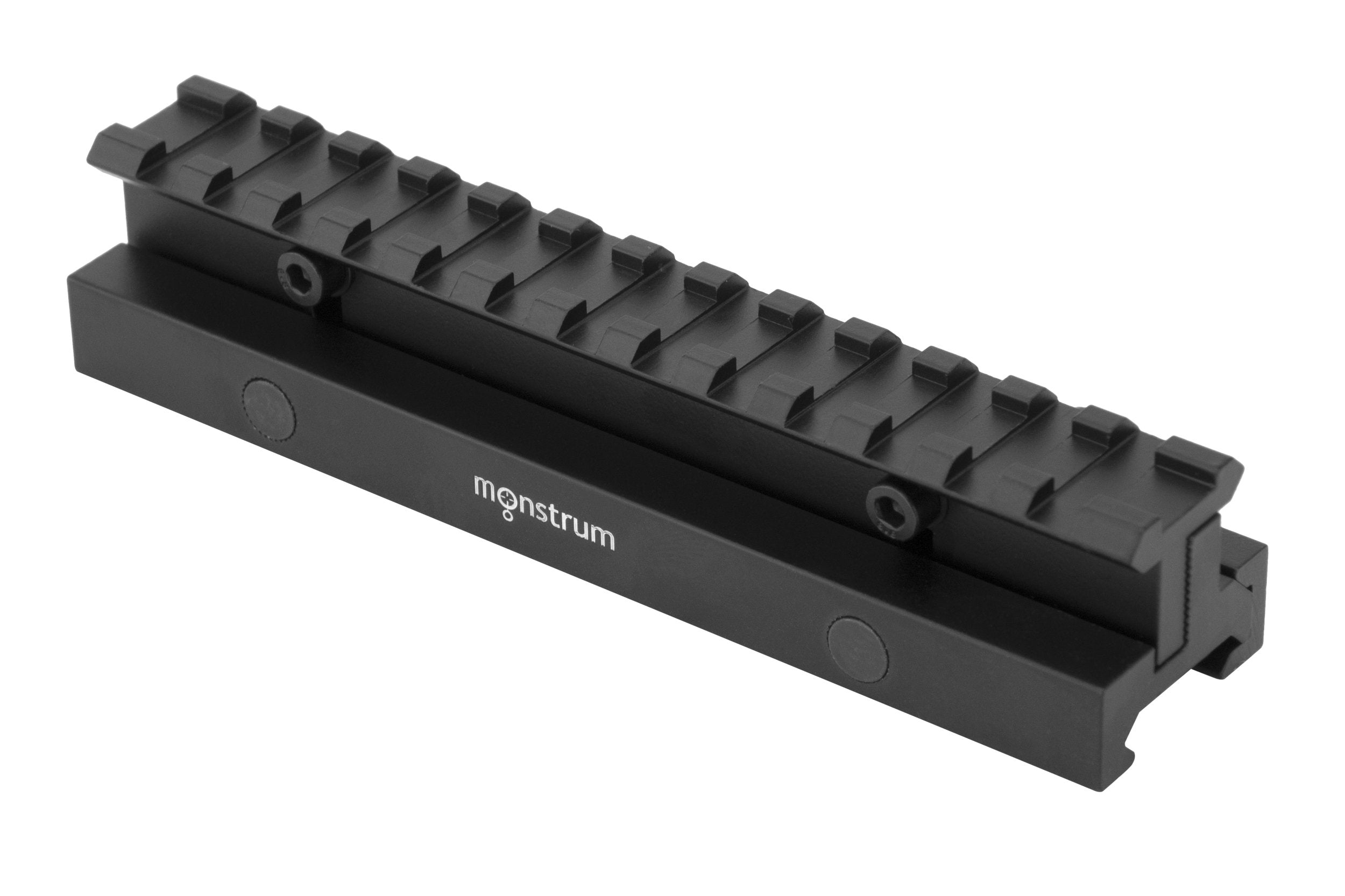 Monstrum Lockdown 5.5-inch height riser mount improves sightline and cheek weld