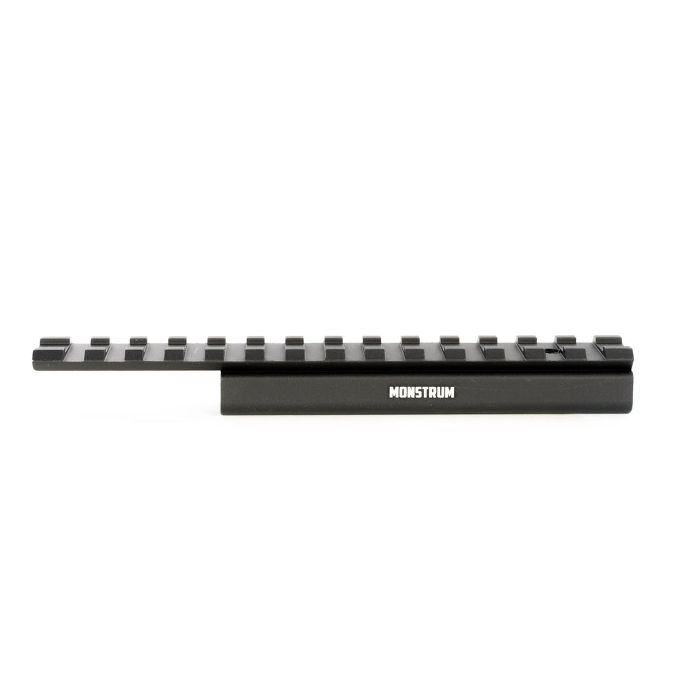 Monstrum low-profile dovetail to picatinny rail 14-slot keeps optics secure and low profile