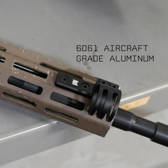 Monstrum ring mount compatible with M-LOK rails for secure attachment