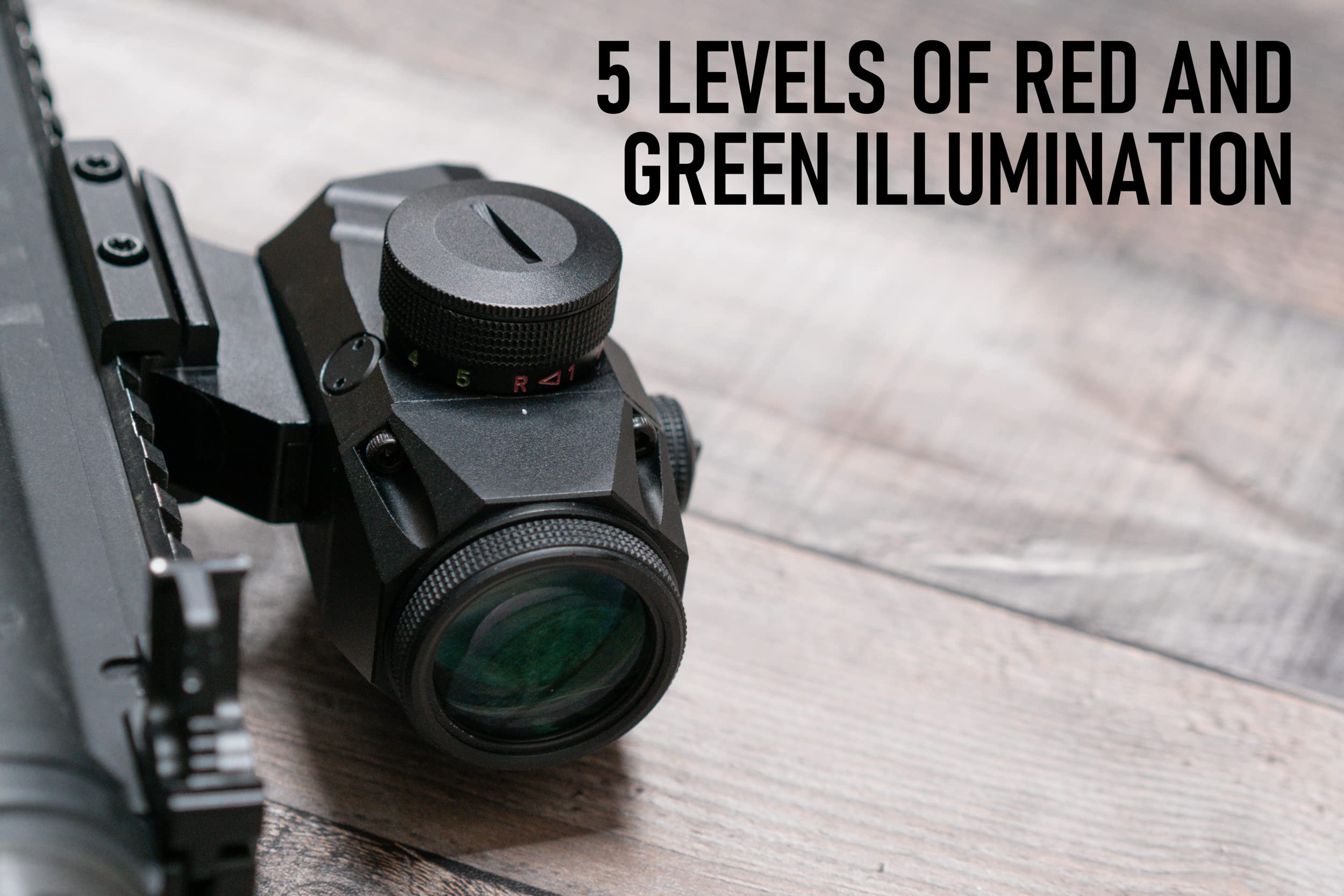 Monstrum Marksman 5x magnification in use captures precise targeting at medium range.
