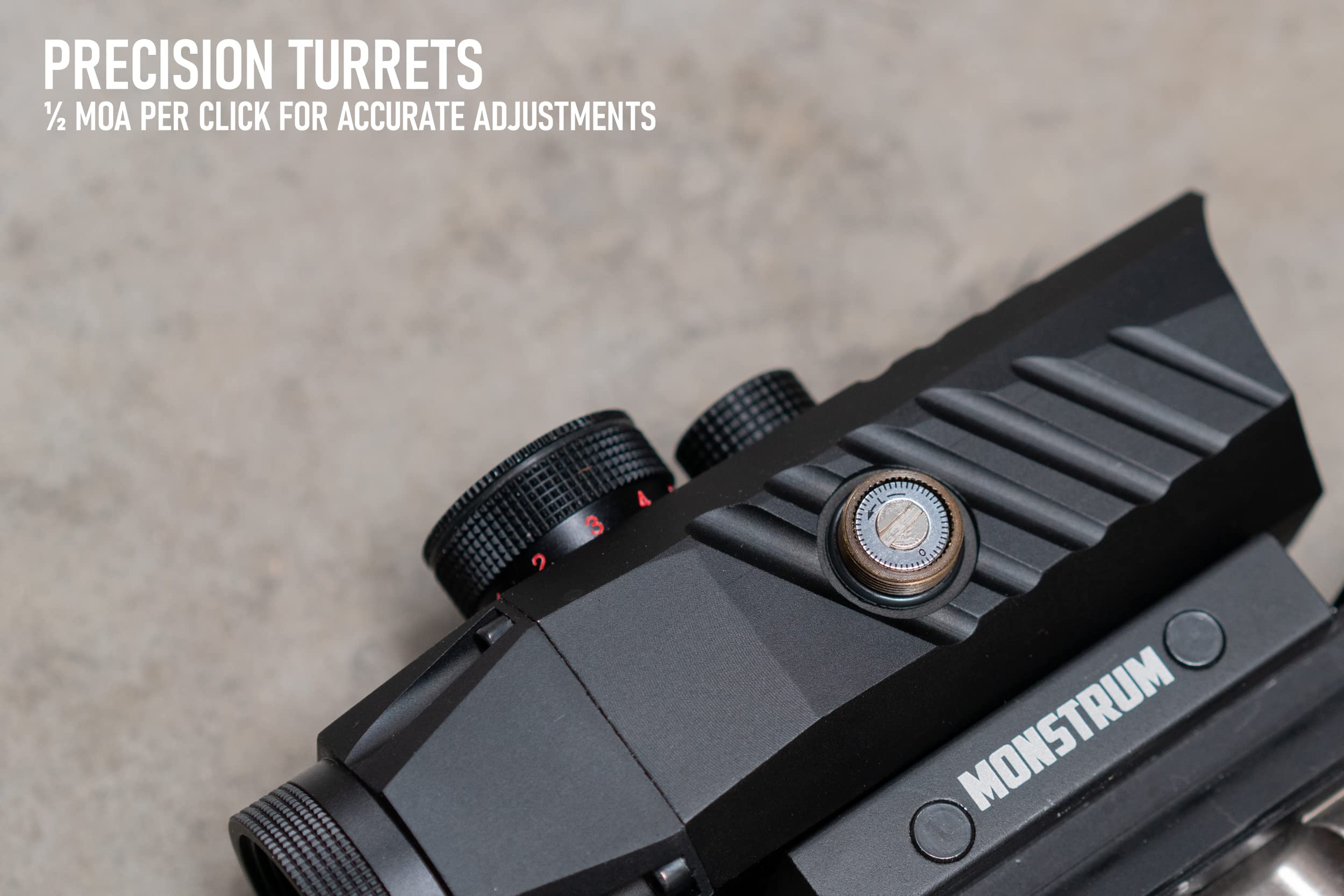 Monstrum P330-B one-piece machined aluminum frame enhances rigidity