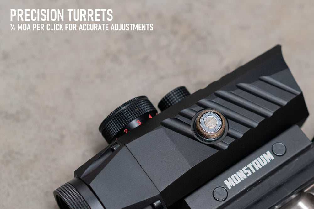 Monstrum P330-B one-piece machined aluminum frame enhances rigidity