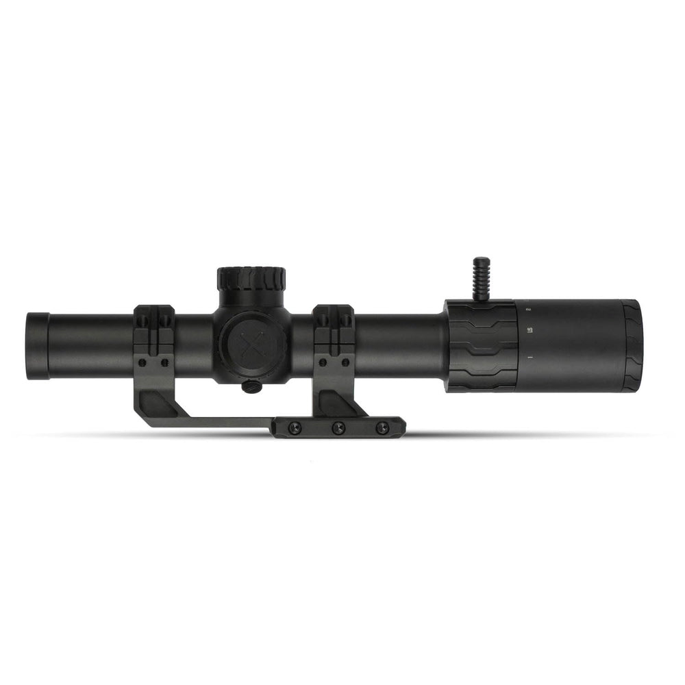 Monstrum Panzer flip-up lens covers protect optics during transport.