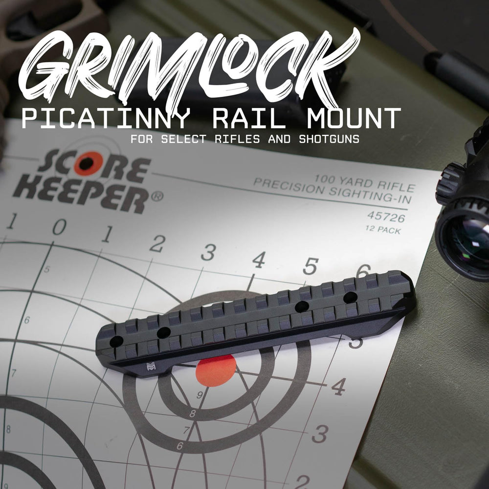 Contoured Grimlock design follows Remington 870 receiver for sleek profile
