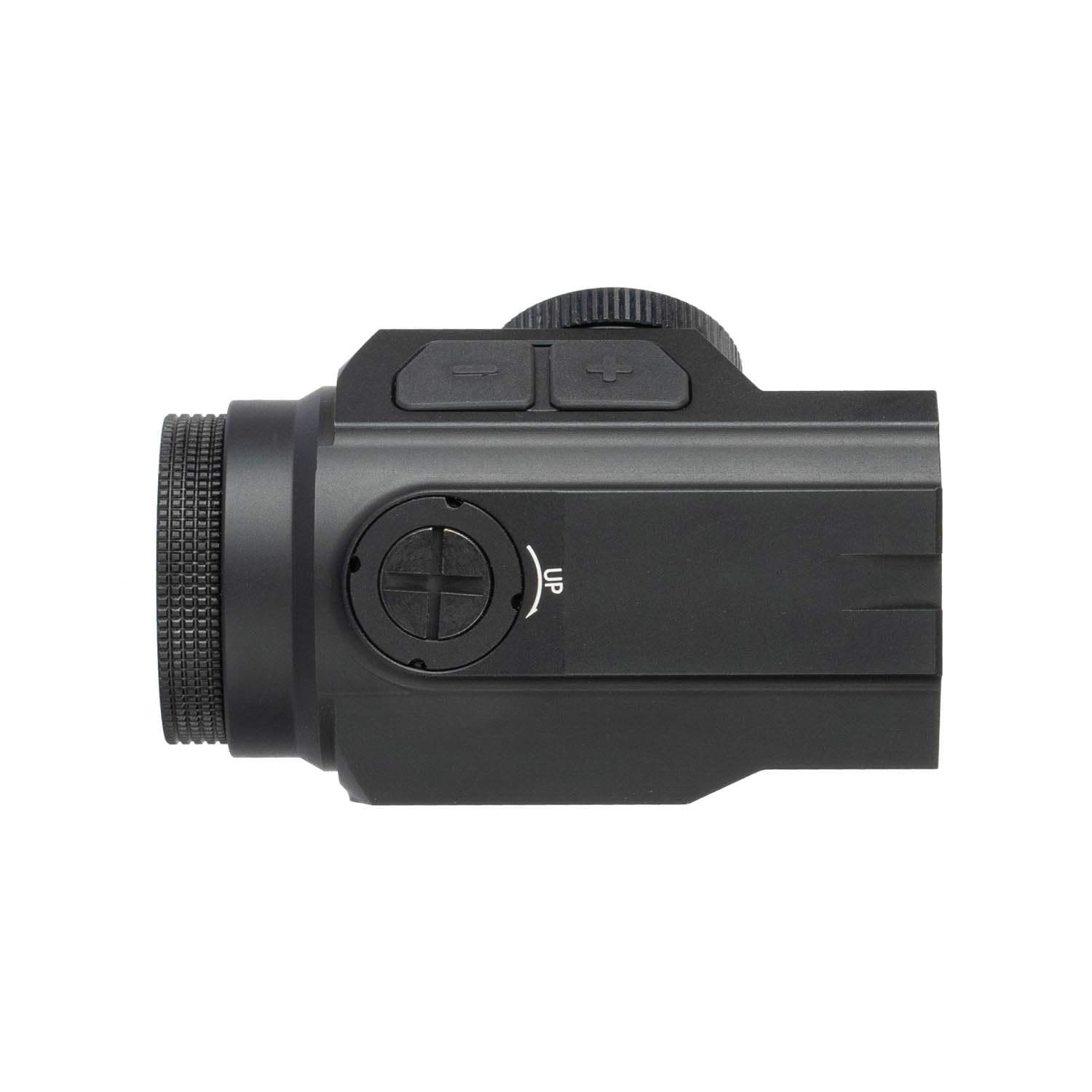 Monstrum Ruckus e electronic button control enables simple, reliable illumination adjustment.
