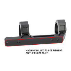 Monstrum one-piece mount provides a solid, durable base for Ruger 10/22