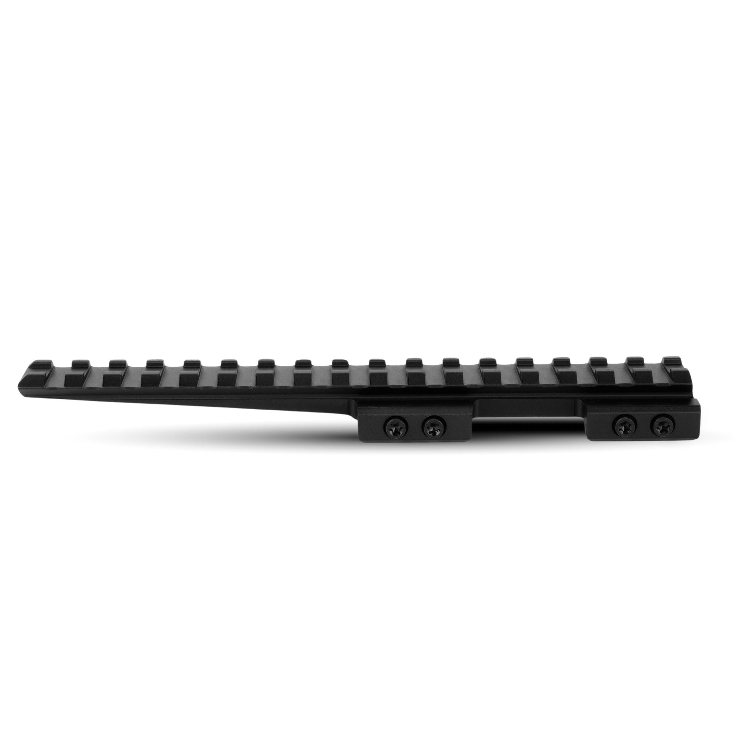 Monstrum Shrapnel top view shows a 10-inch rail for flexible optic placement.