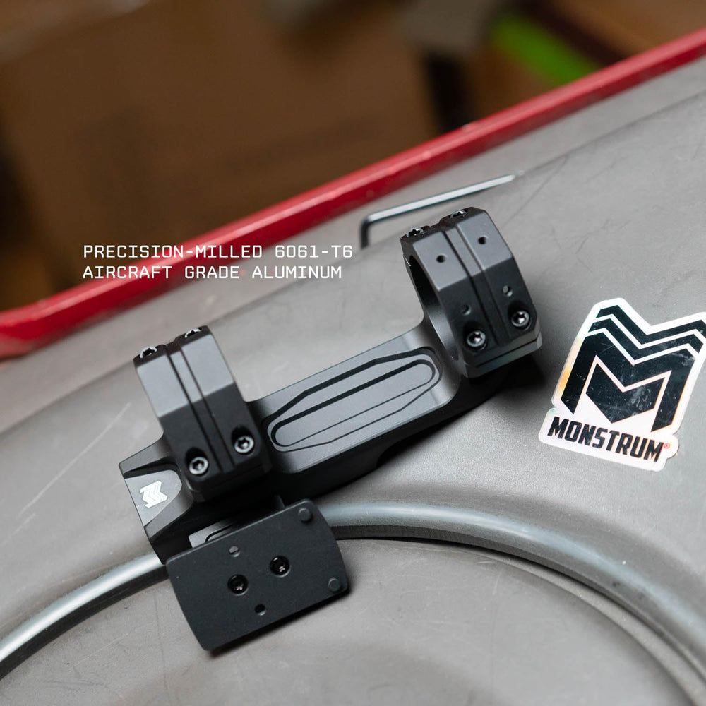 Monstrum Sidewinder RMR footprint base for versatile optics.