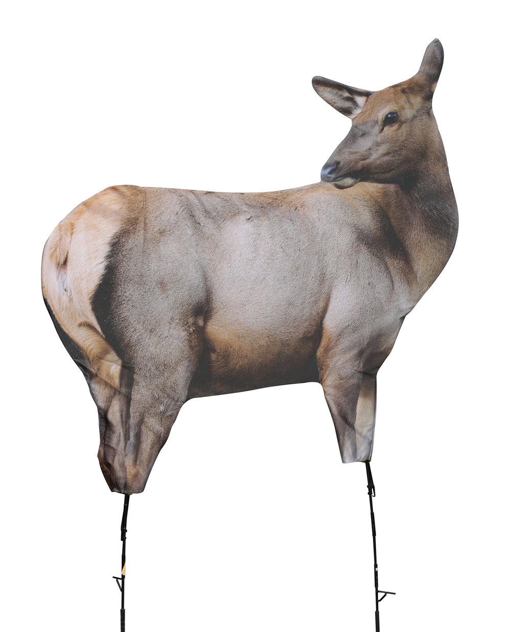 Montana Decoy RMEF Cow Elk folded for compact carry on hunts.