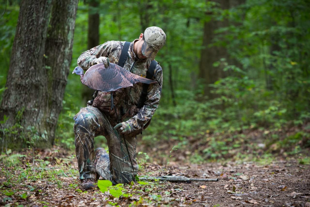 Montana Decoy Spring Fling hen decoy stored easily in a bag for quick access.