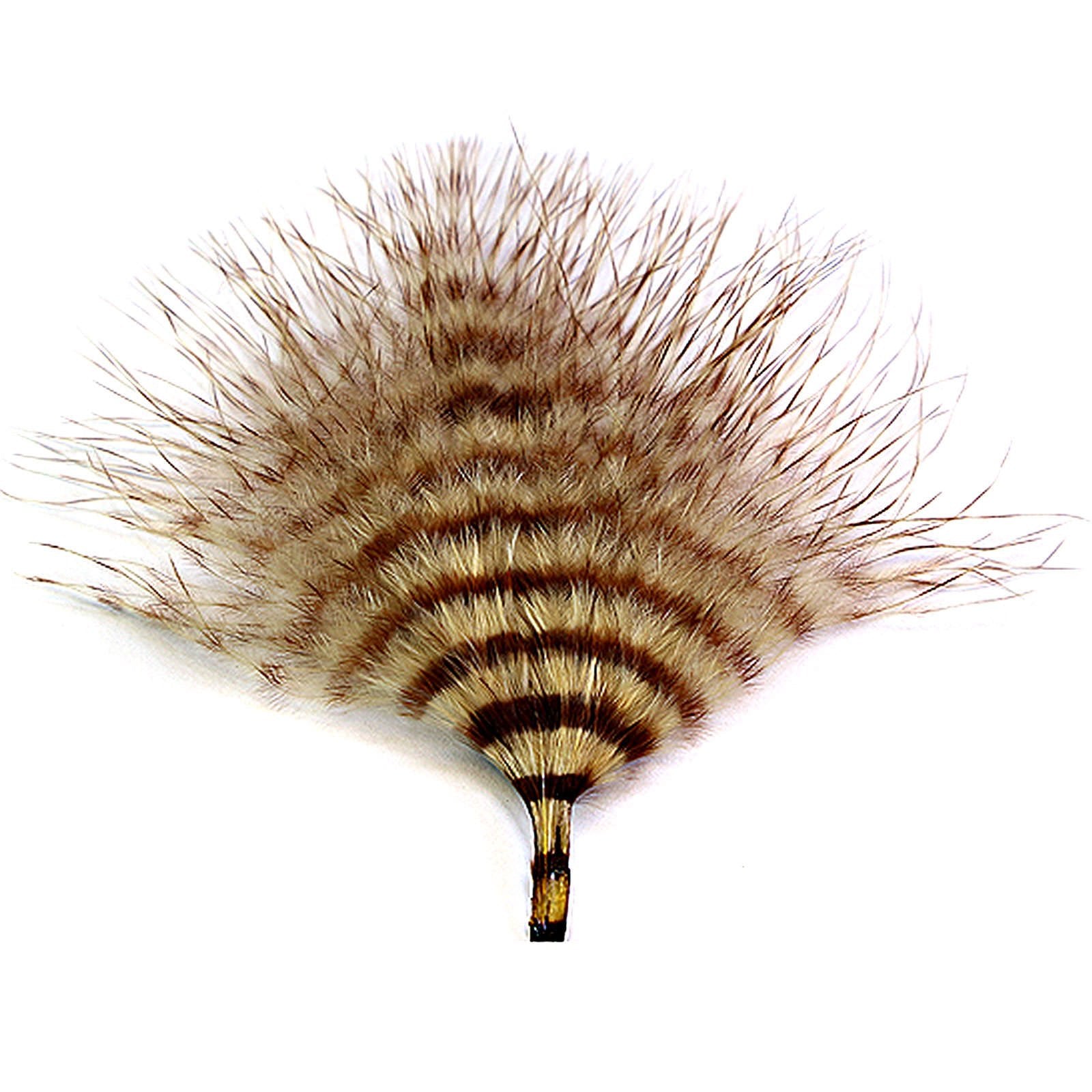 Montana Fly Company MFC Mini Barred Marabou tan/barred brown for trout-size streamers.