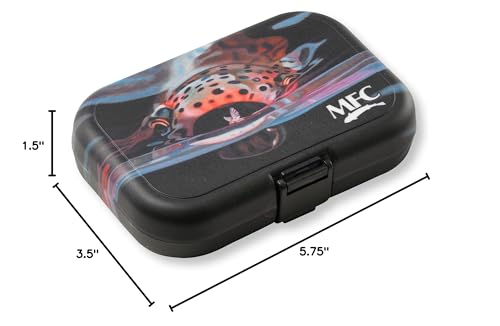 Montana Fly Company MFC Poly Fly Box shows two-sided foam inside for quick fly access