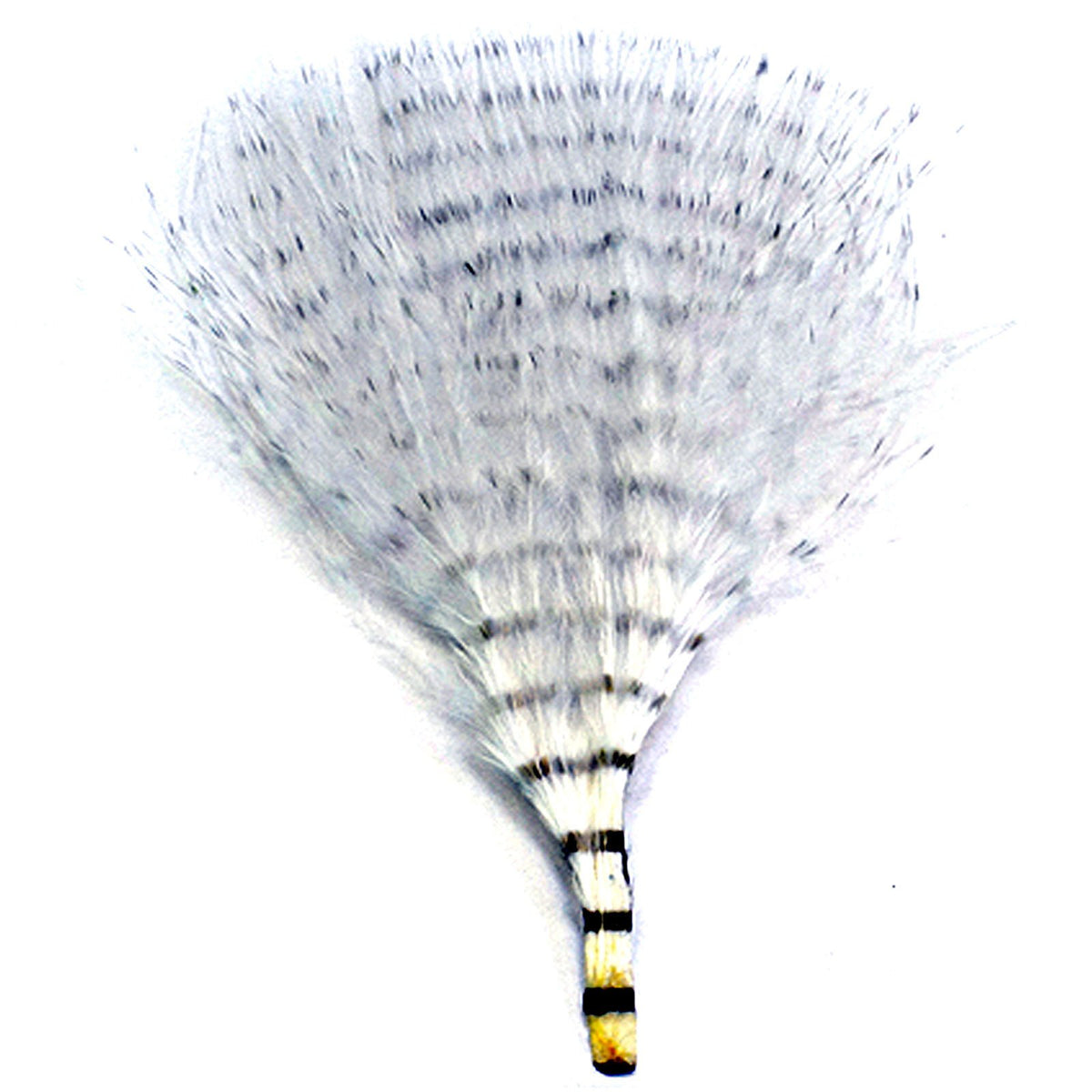 Montana Fly Company Mini Barred Marabou in White Barred Grey adds natural mottling to patterns