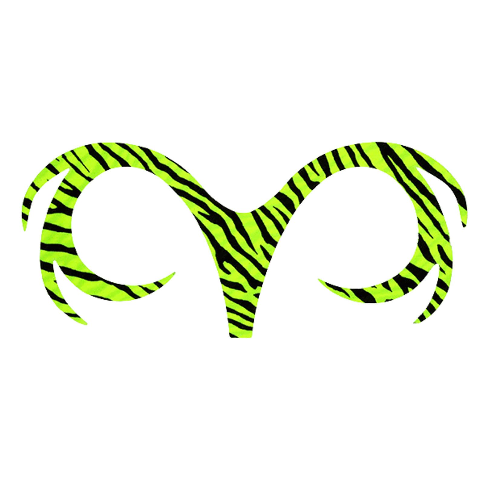Pacchiarini's Double Dragon Tails by Montana Fly Company in fluorescent yellow barred, XL, for lifelike motion in water.